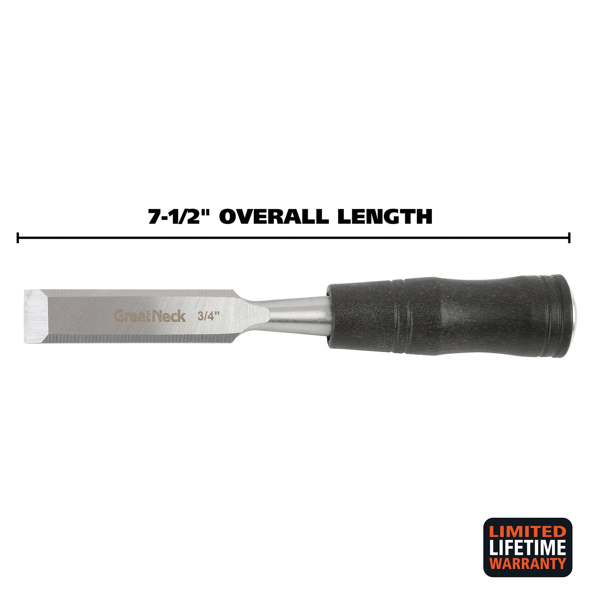 GreatNeck Wood Chisel - 3/4" - 7-1/2" overall length