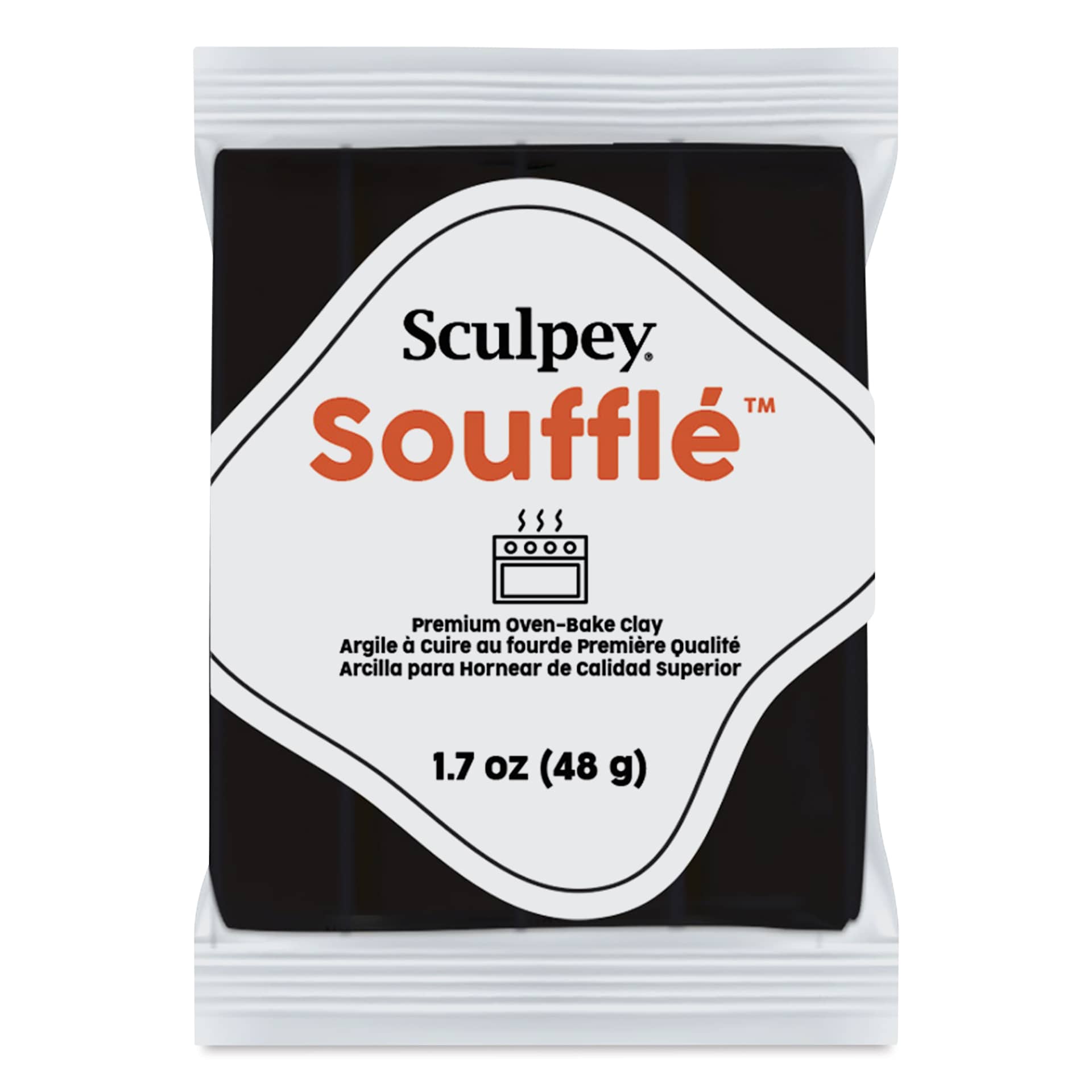Sculpey Souffle - Poppy Seed, 1.7 oz Bar