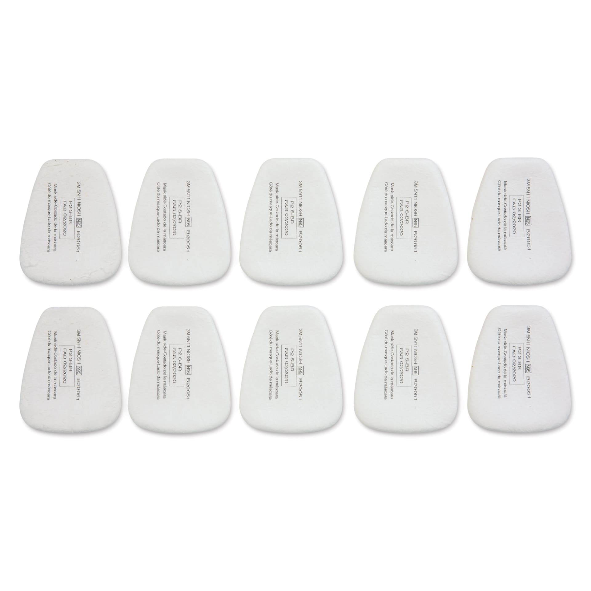 3M N95 Particulate Filter - Pkg of 10