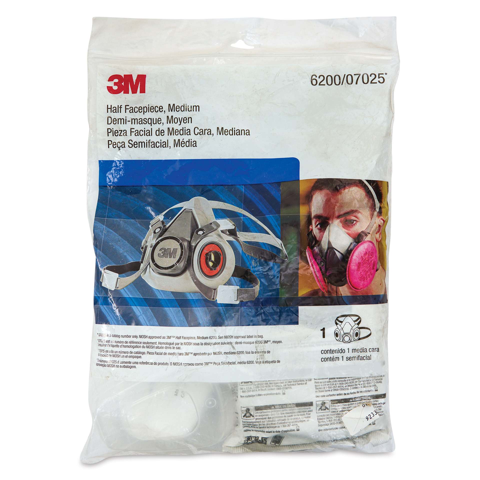 3M Half Facepiece Reusable Respirator - front of packaging