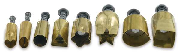 Kemper Pattern Cutter Set - Closeup of all shapes Available
