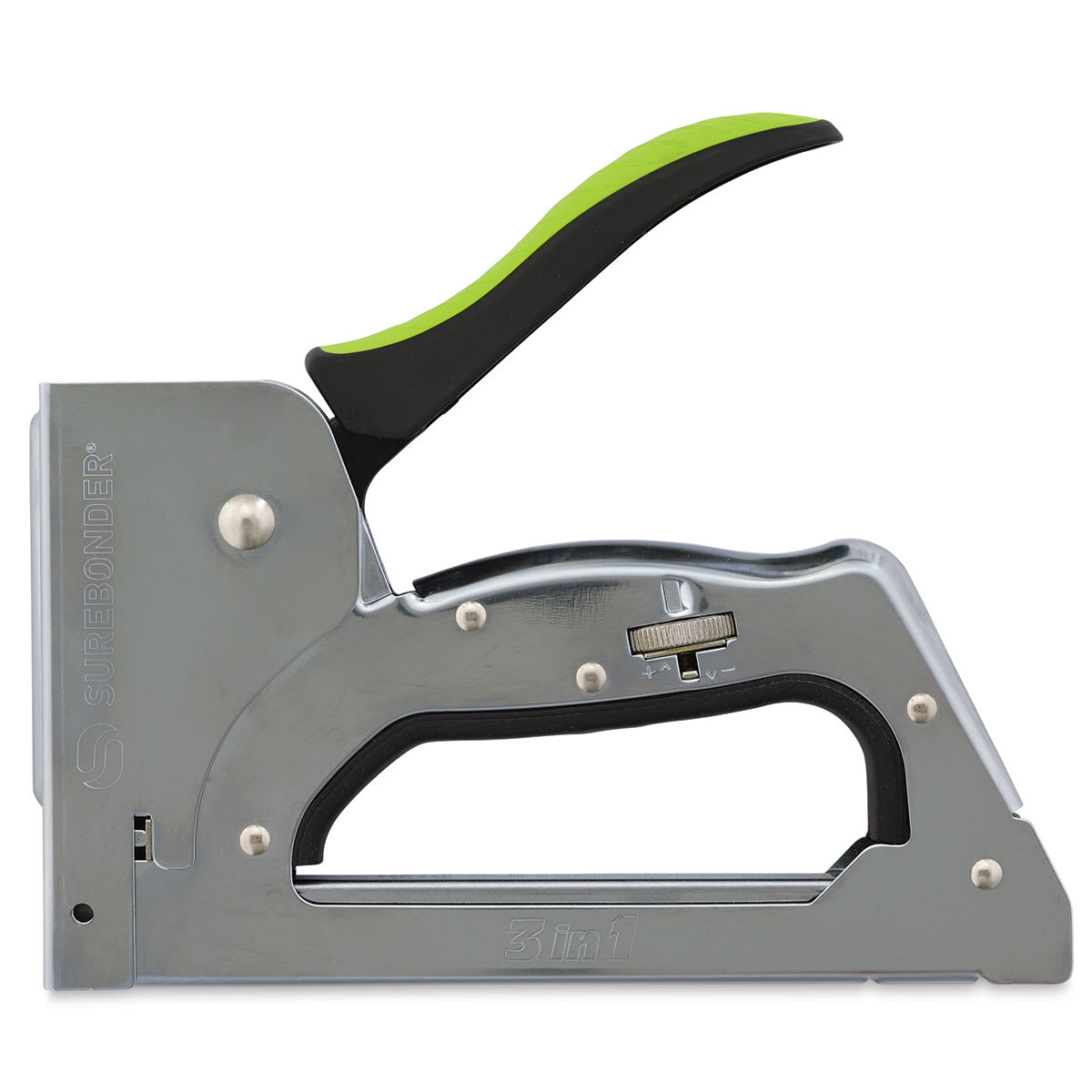 Surebonder 3 in 1 Heavy Duty Staple Gun, Side Profile