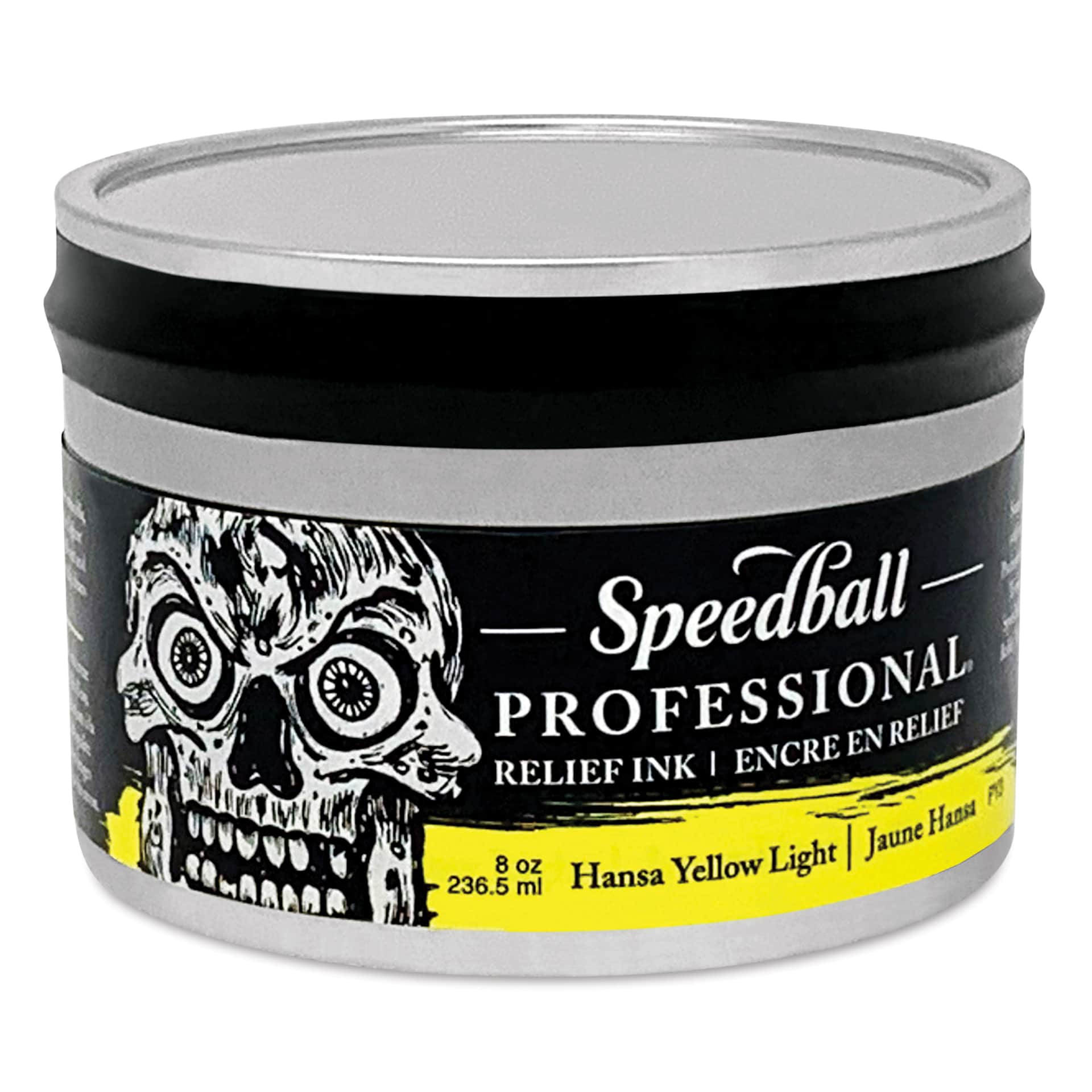 Speedball Professional Relief Ink - Hansa Yellow Light, 8 oz