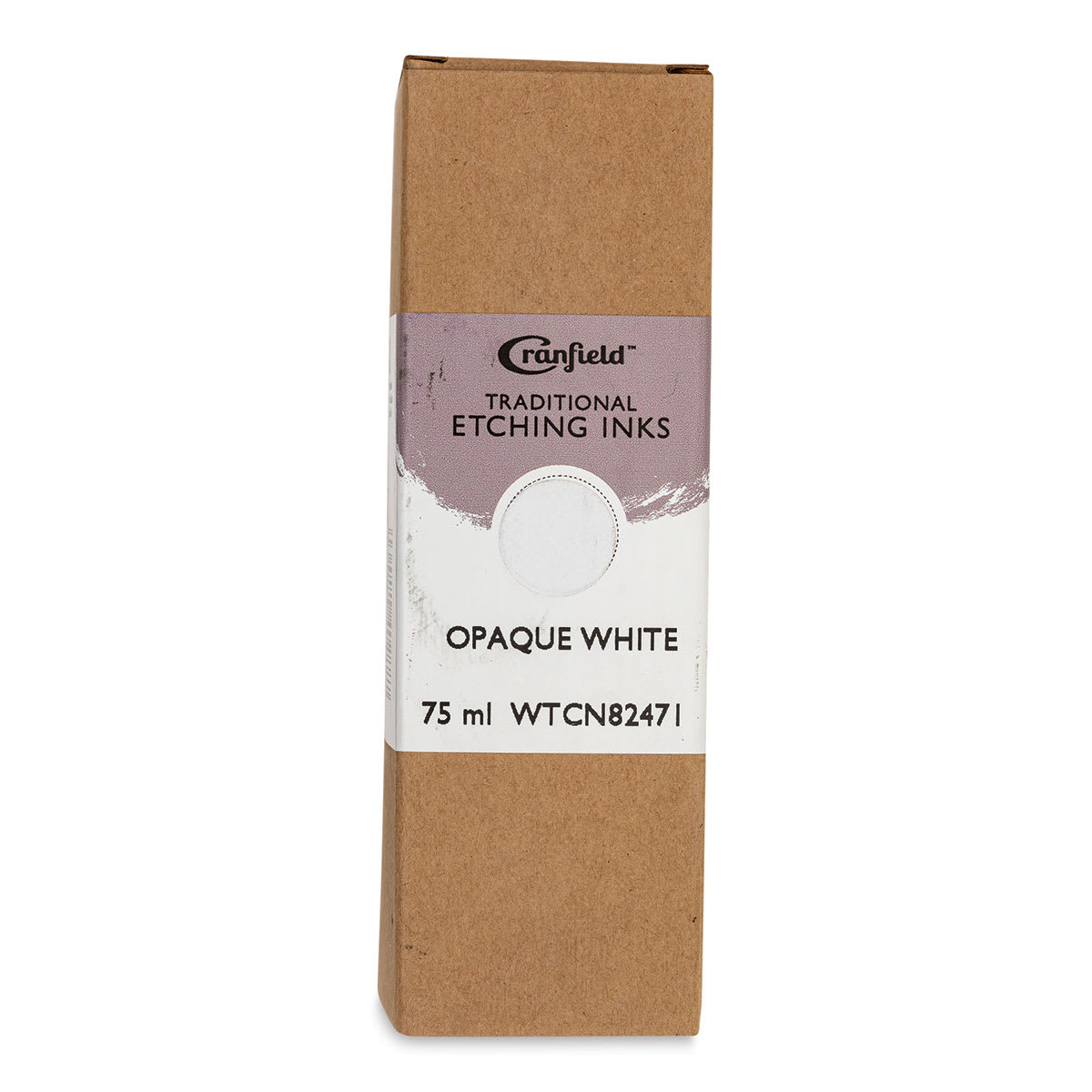 Cranfield Traditional Etching Ink - Opaque White, 75 ml - front of packaging