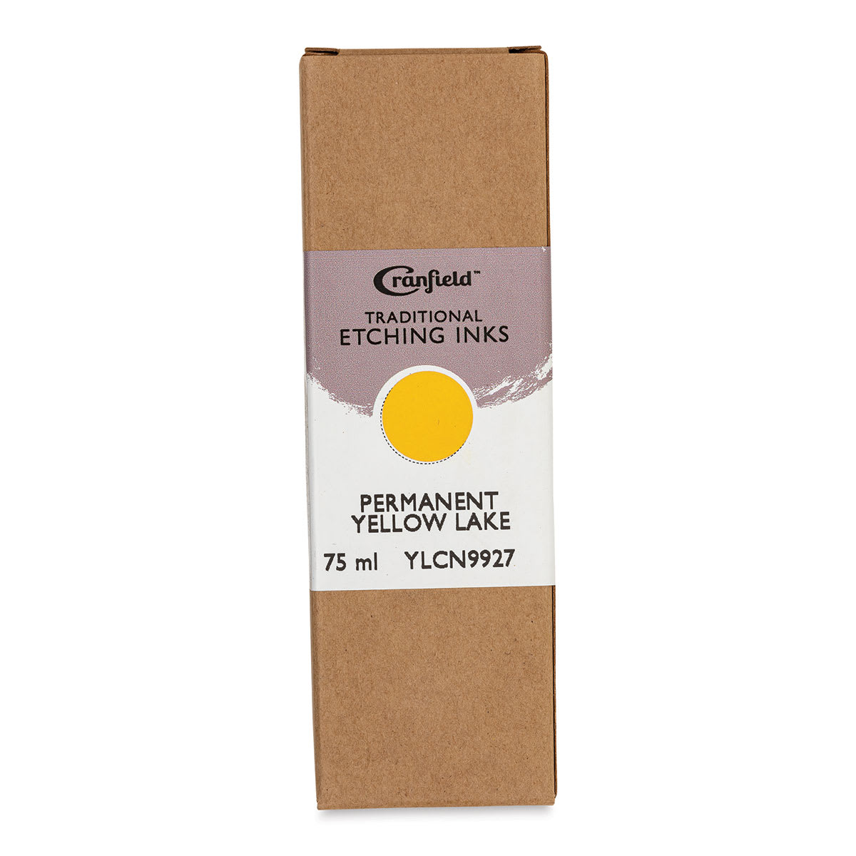 Cranfield Traditional Etching Ink - Permanent Yellow Lake, 75 ml - front of packaging
