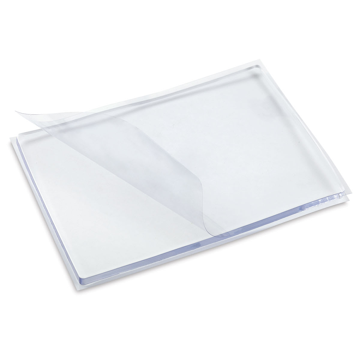 Speedball Gel Printing Plate - 5" x 7", Single Plate angled view