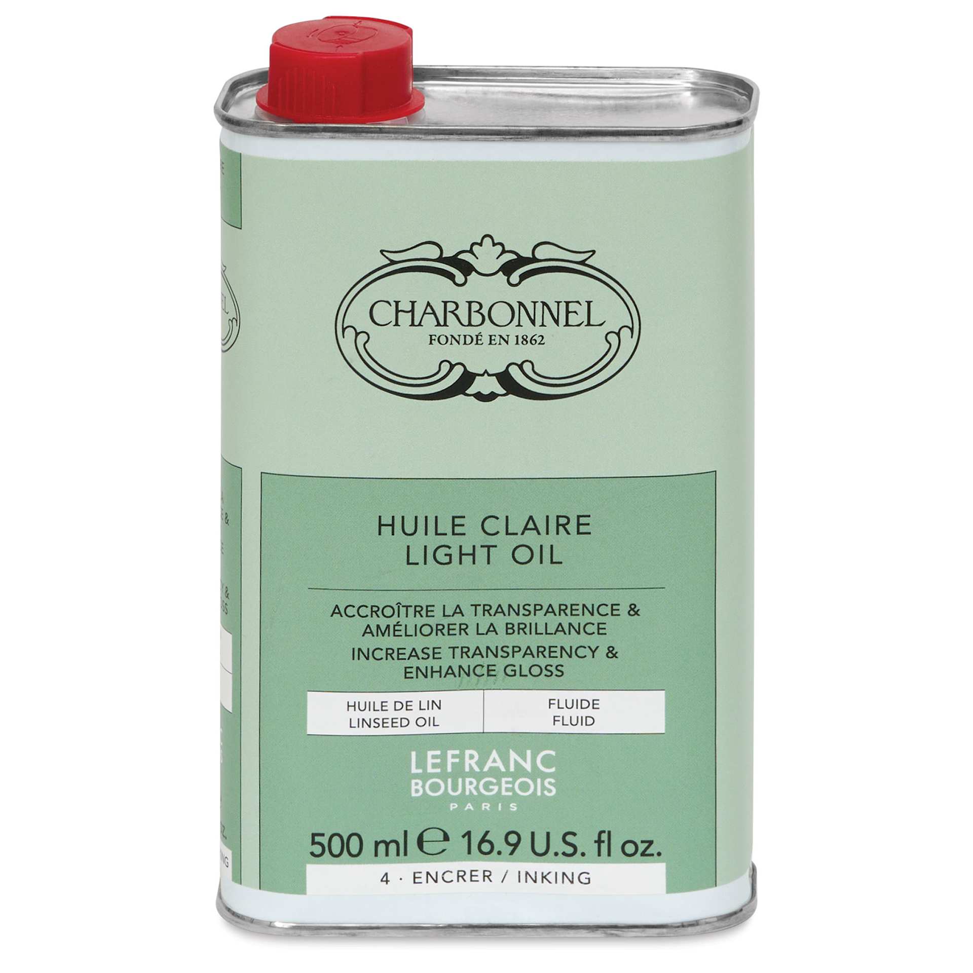 Charbonnel Light Etching Oil, front of packaging