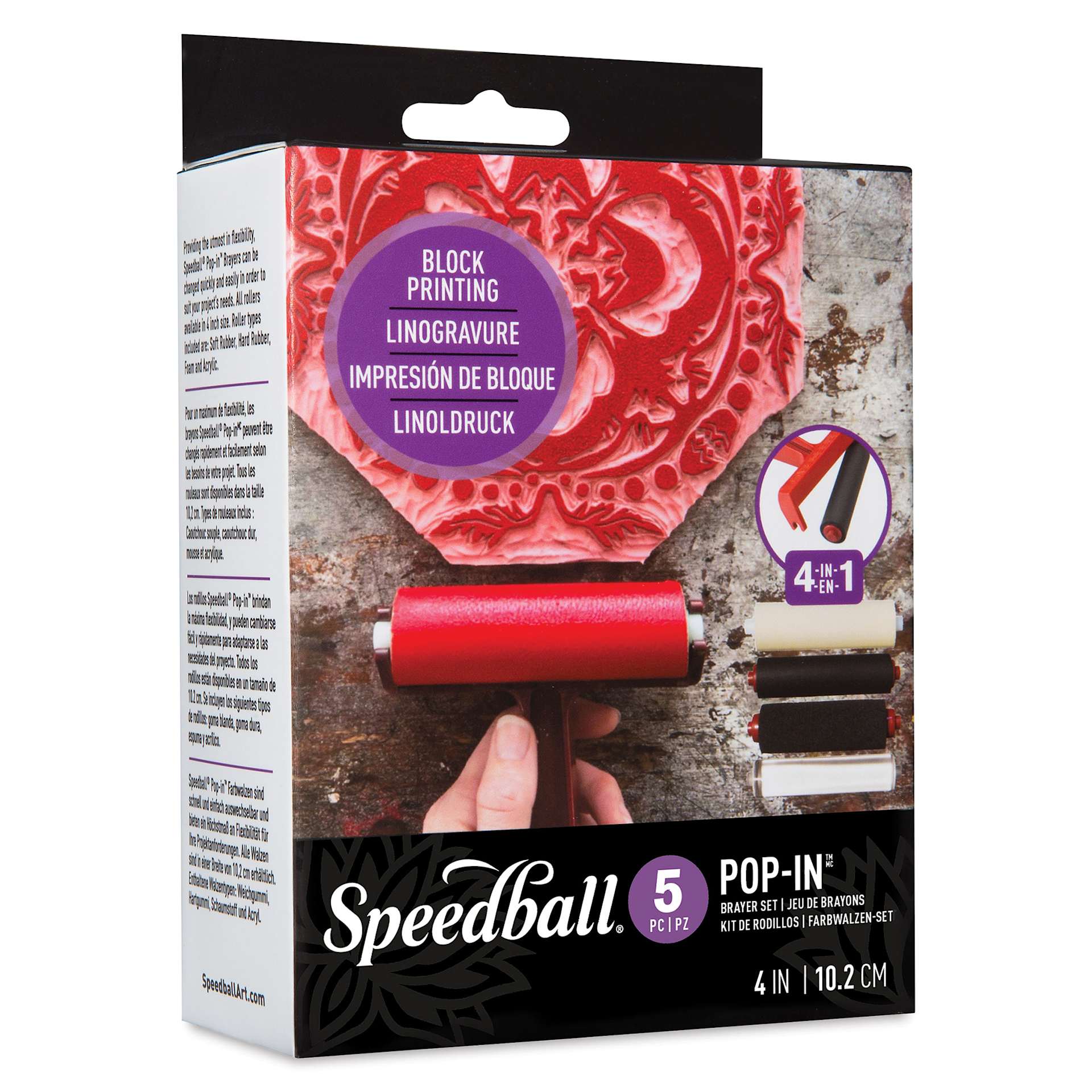 Speedball Pop In Brayer Kit - front of packaging