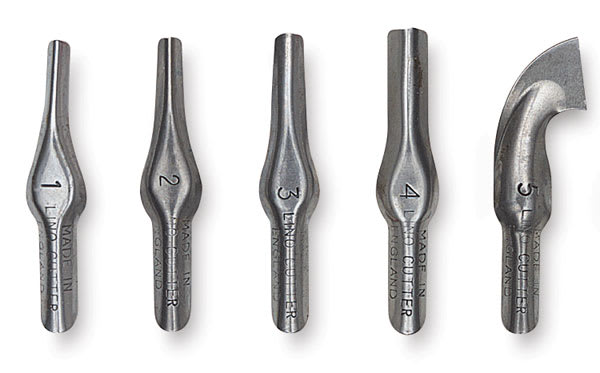 Essdee Lino Cutter Blades - #1 - #5, Pkg of 25