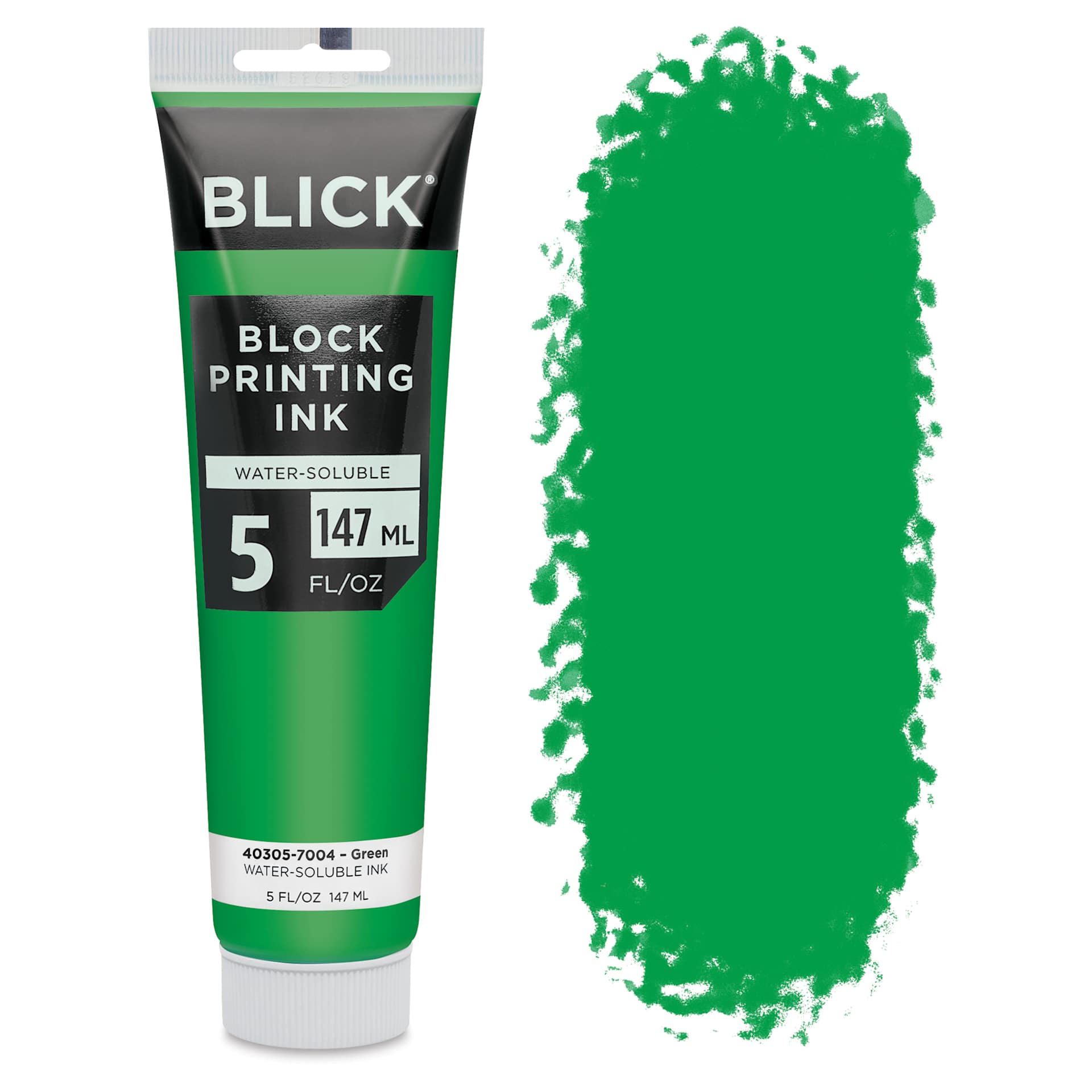 Blick Water-Soluble Block Printing Ink - Green, 5 oz Tube