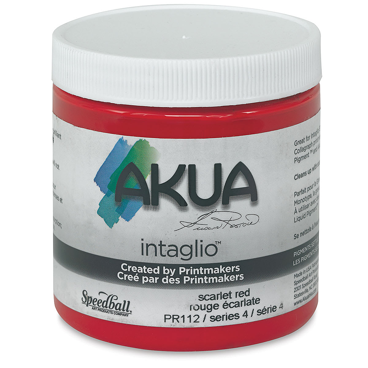 Akua Intaglio Ink - Scarlet Red, 237 ml Akua Intaglio Ink - Scarlet Red, 237 ml
