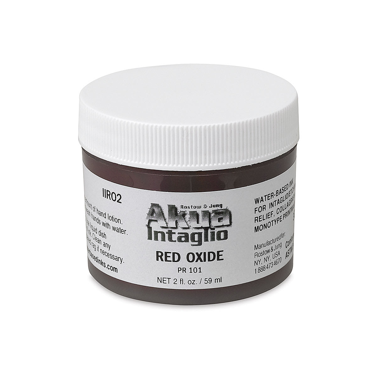 Akua Intaglio Ink - Red Oxide, 59 ml