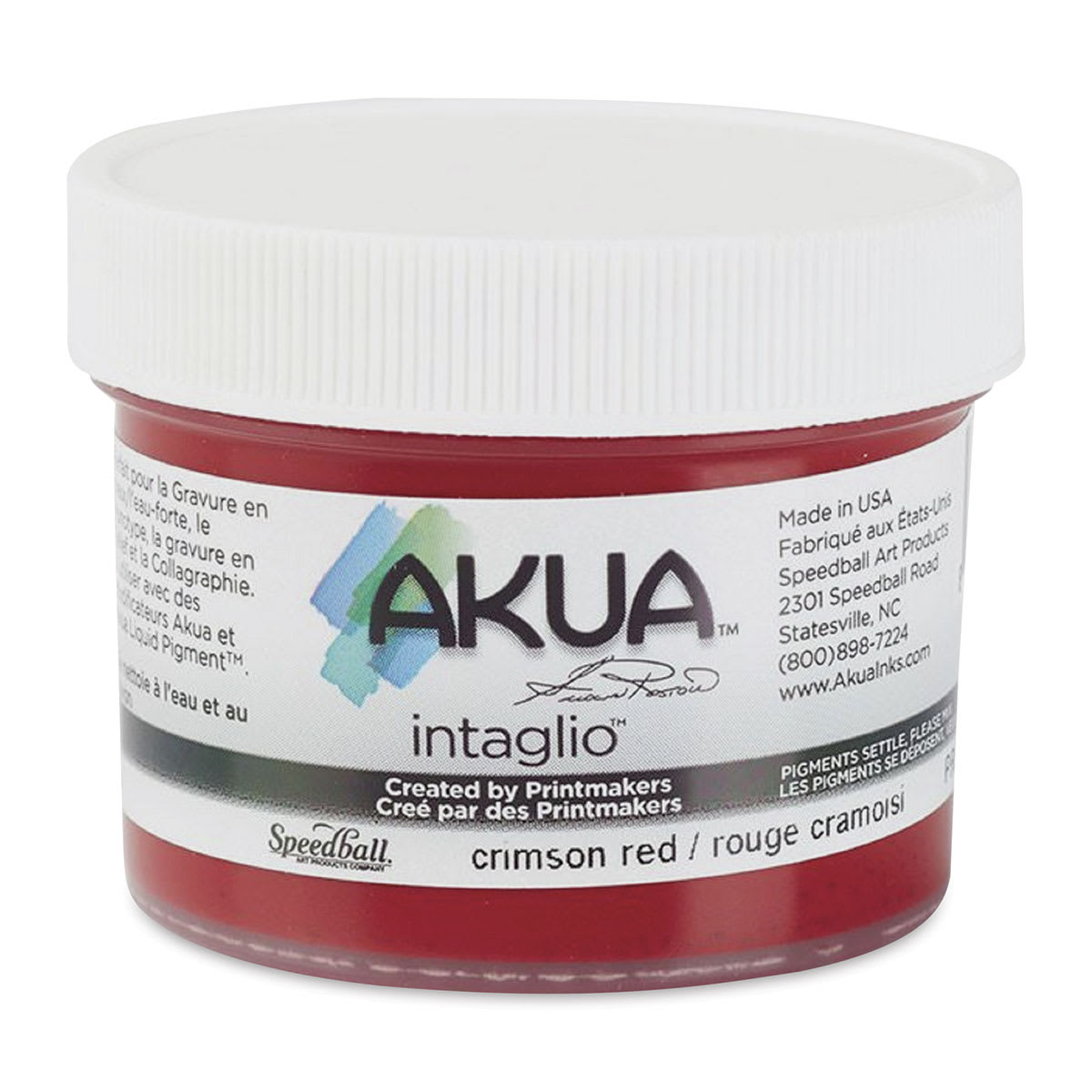 Akua Intaglio Ink - Crimson Red, 59 ml