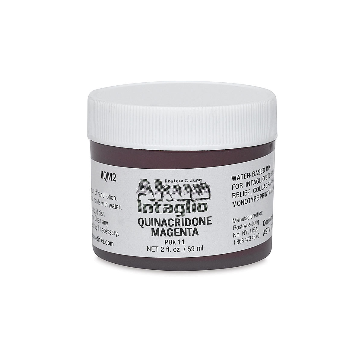 Akua Intaglio Ink - Quinacridone Magenta, 59 ml