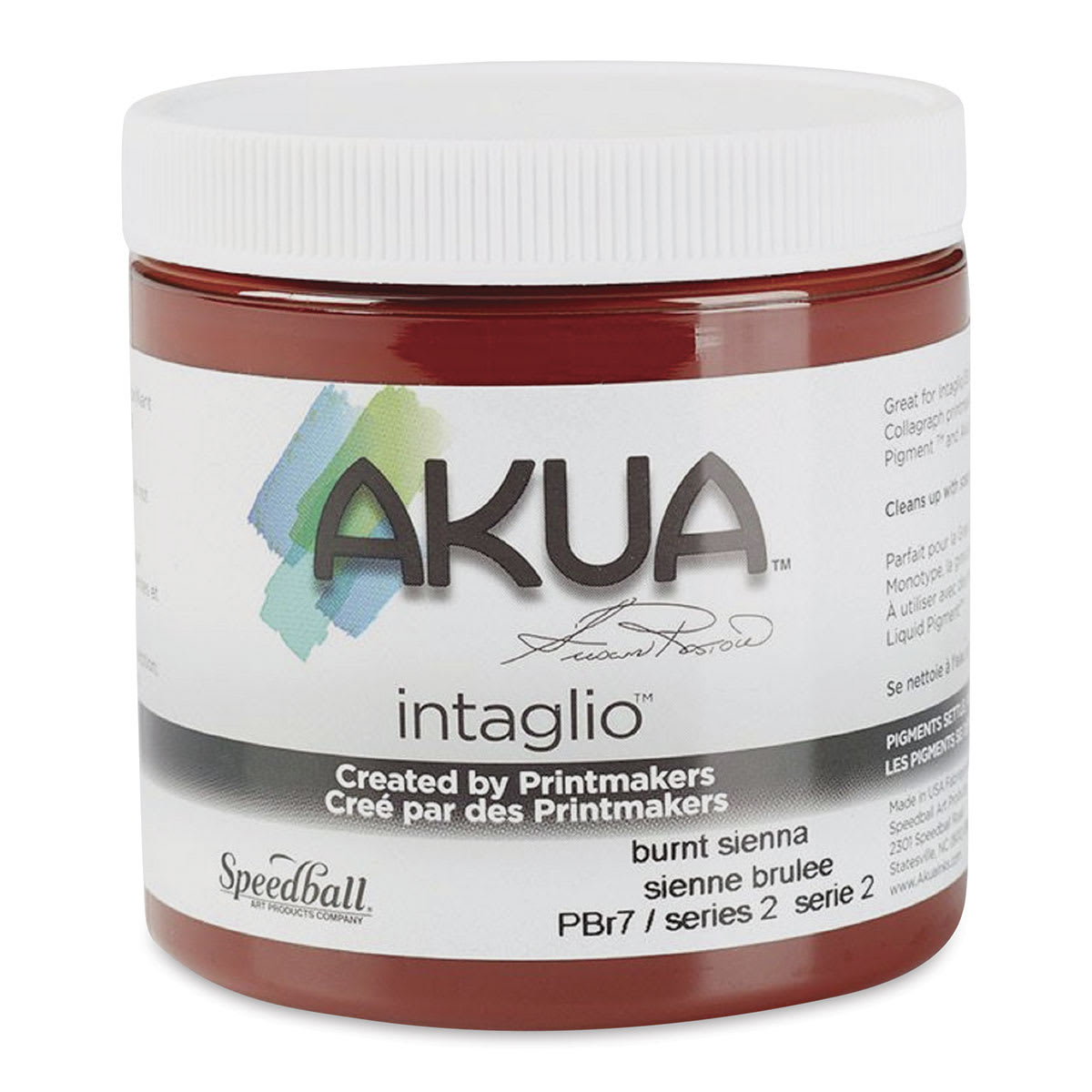 Akua Intaglio Ink - Burnt Sienna, 237 ml