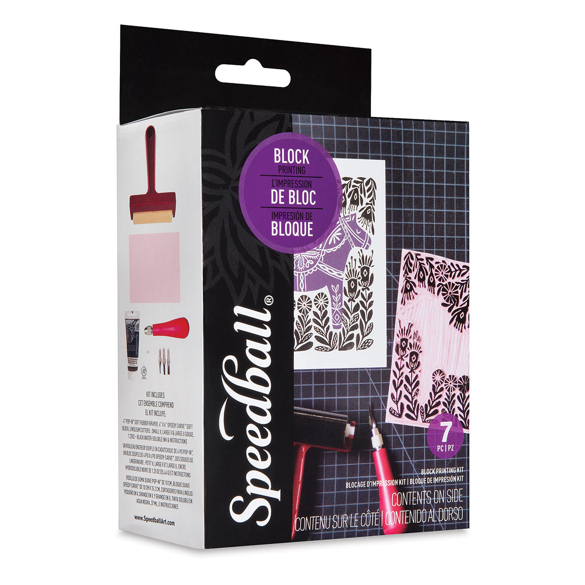 Speedball Water-Based Block Printing Starter - Outside of Packaging Speedball Water-Based Block Printing Starter - Outside of Packaging