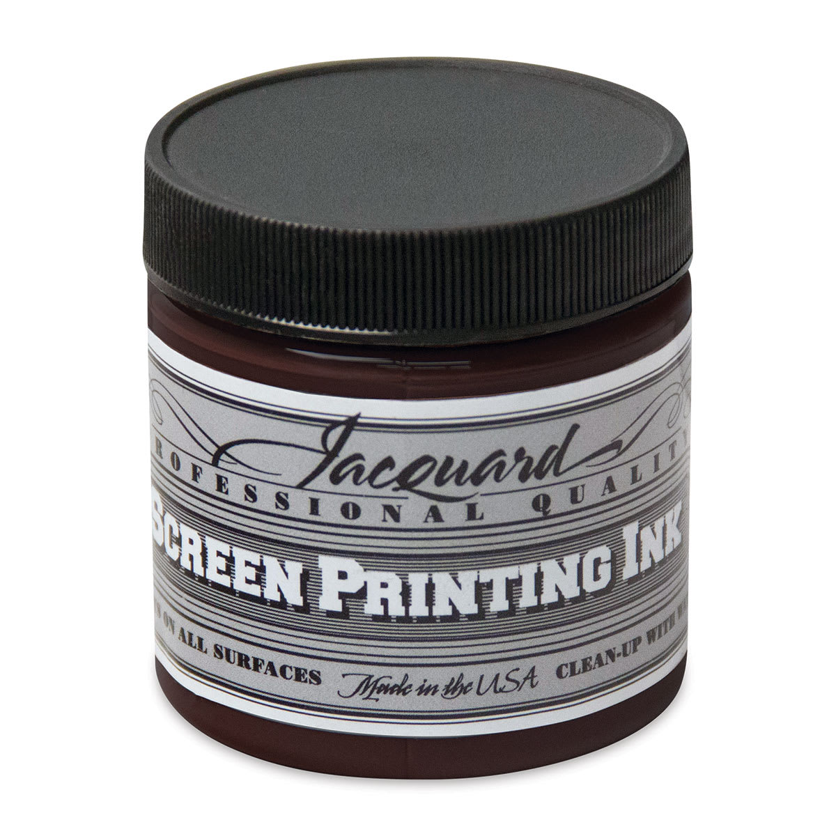 Jacquard Screen Printing Ink - Brown, 4 oz