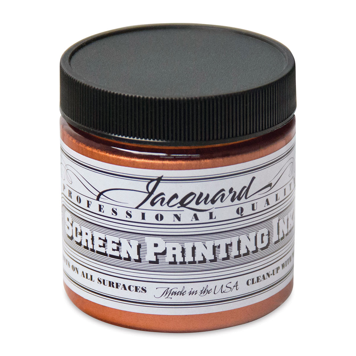 Jacquard Screen Printing Ink - Copper (Metallic), 4 oz