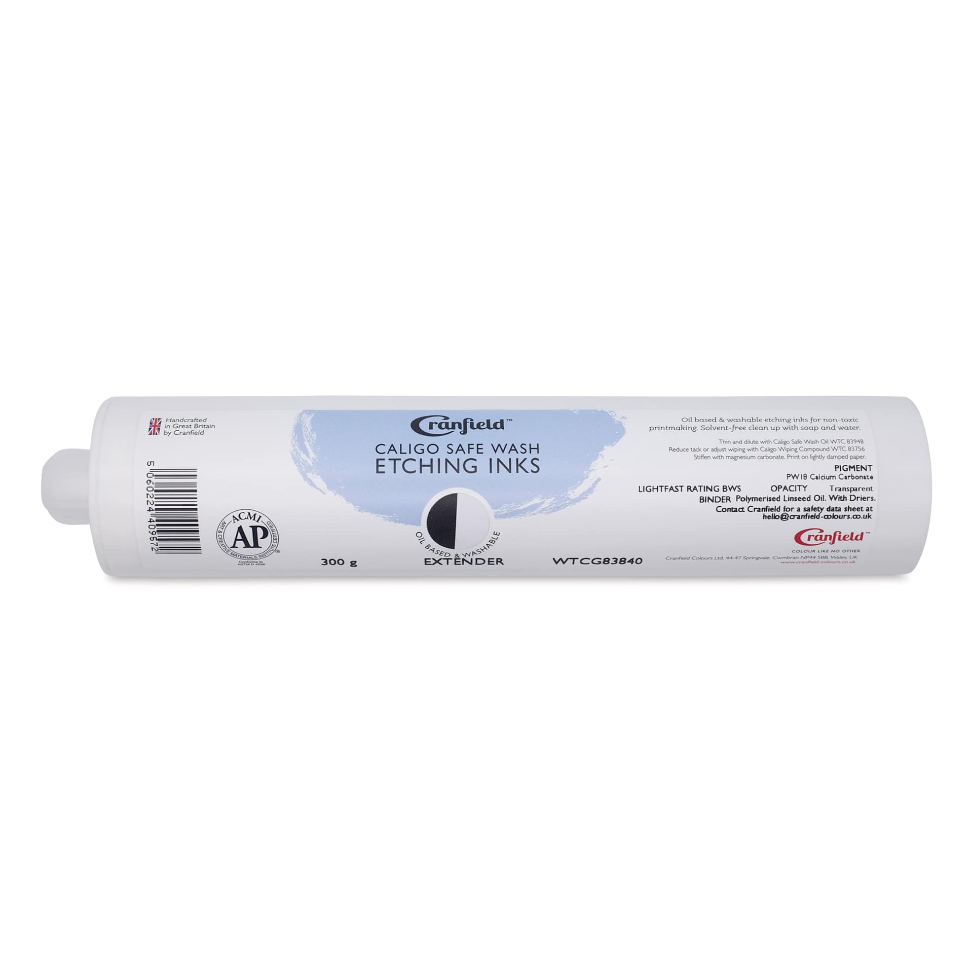 Cranfield Caligo Safe Wash Etching Ink Extender - 300 g, Cartridge