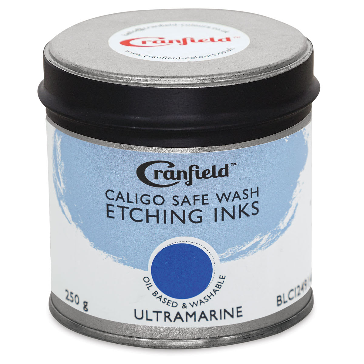 Cranfield Caligo Safe Wash Etching Ink - Ultramarine, 250 g Can - front