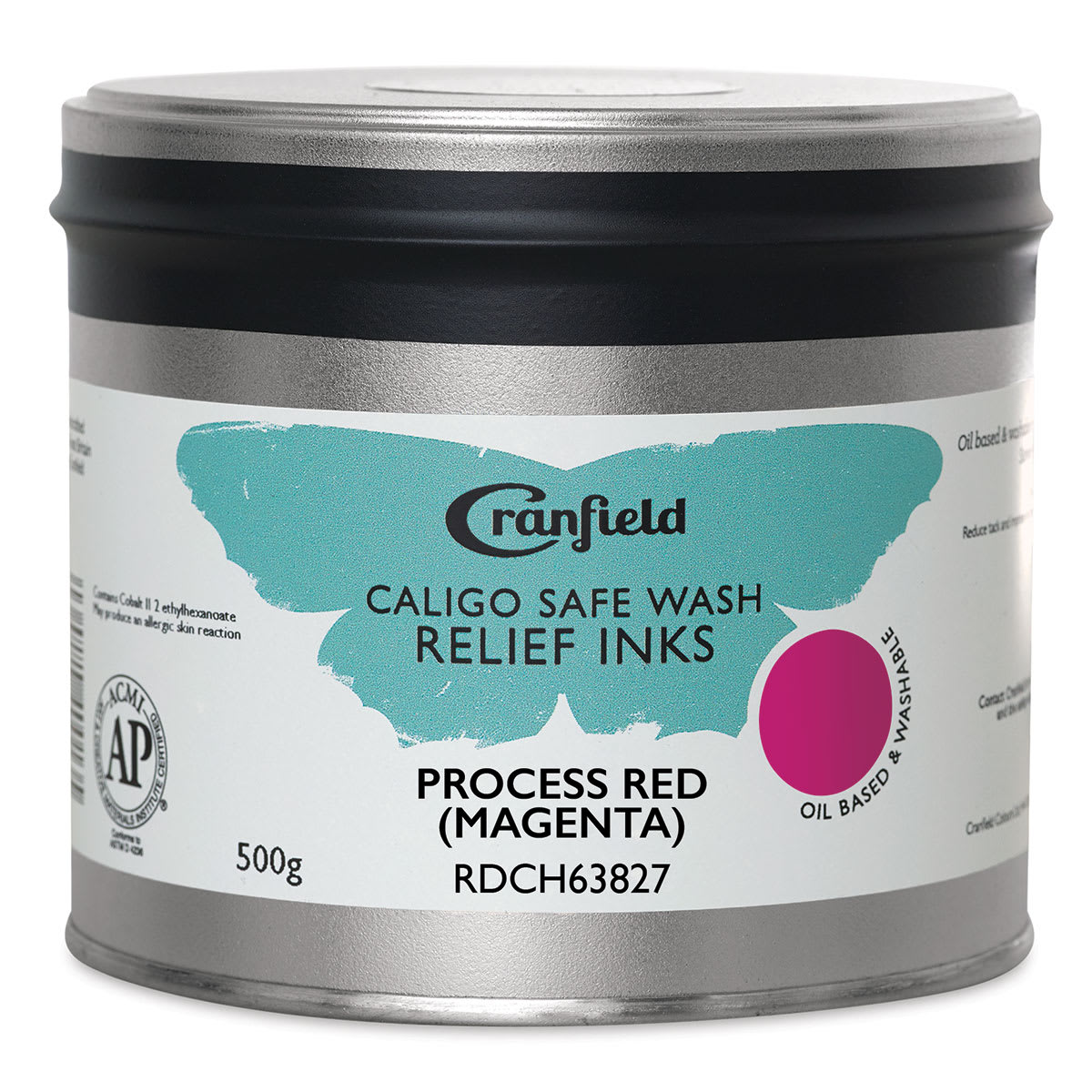 Cranfield Caligo Safe Wash Relief Ink - Process Red (Magenta), 500 g