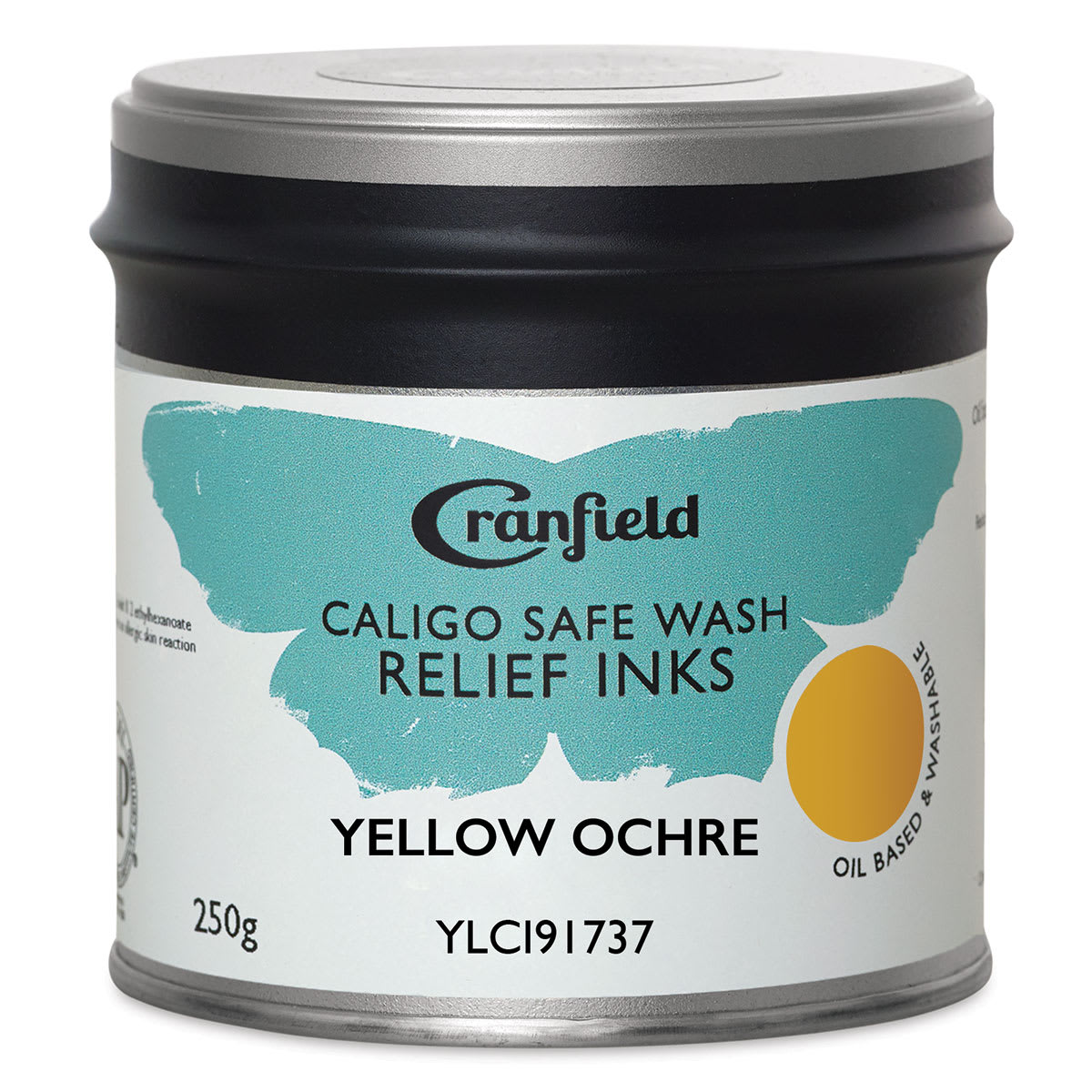 Cranfield Caligo Safe Wash Relief Ink - Yellow Ochre, 250 g