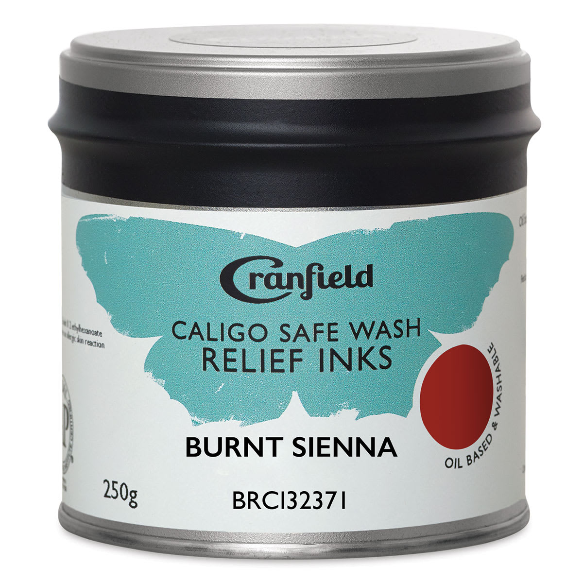 Cranfield Caligo Safe Wash Relief Ink - Burnt Sienna Hue, 250 g Cranfield Caligo Safe Wash Relief Ink - Burnt Sienna Hue, 250 g