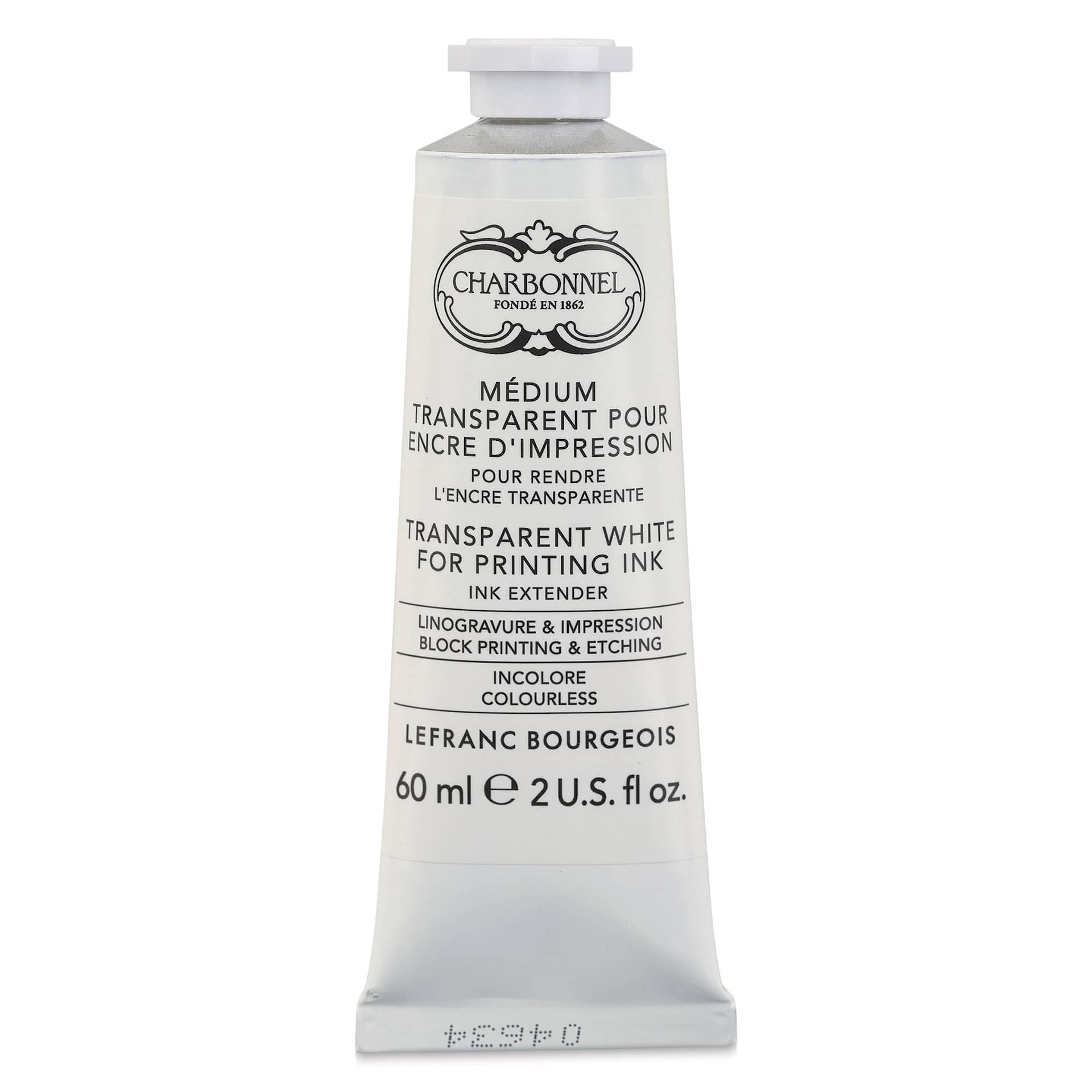 Charbonnel Water Washable Printing Ink Extender, front of tube Charbonnel Water Washable Printing Ink Extender, front of tube