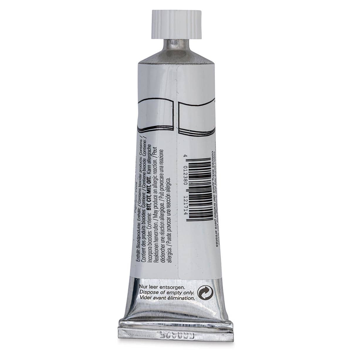Schmincke Aqua Linoprint Ink - Titanium White, 35 ml - back