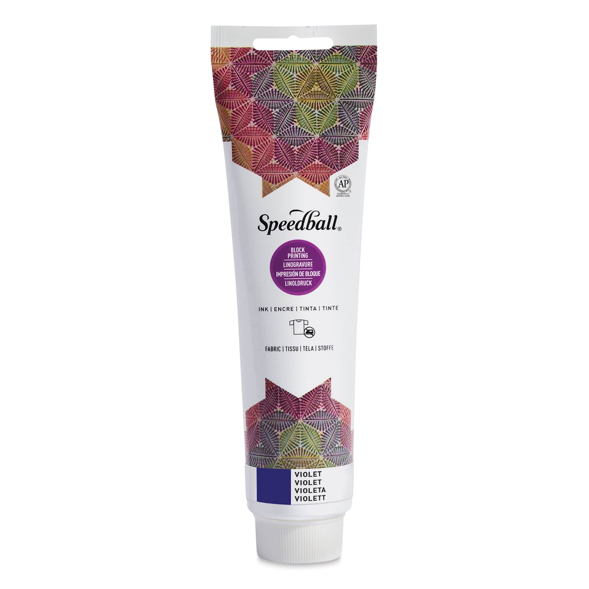 Speedball Fabric and Paper Block Printing Ink - Violet, 5 oz Speedball Fabric and Paper Block Printing Ink - Violet, 5 oz