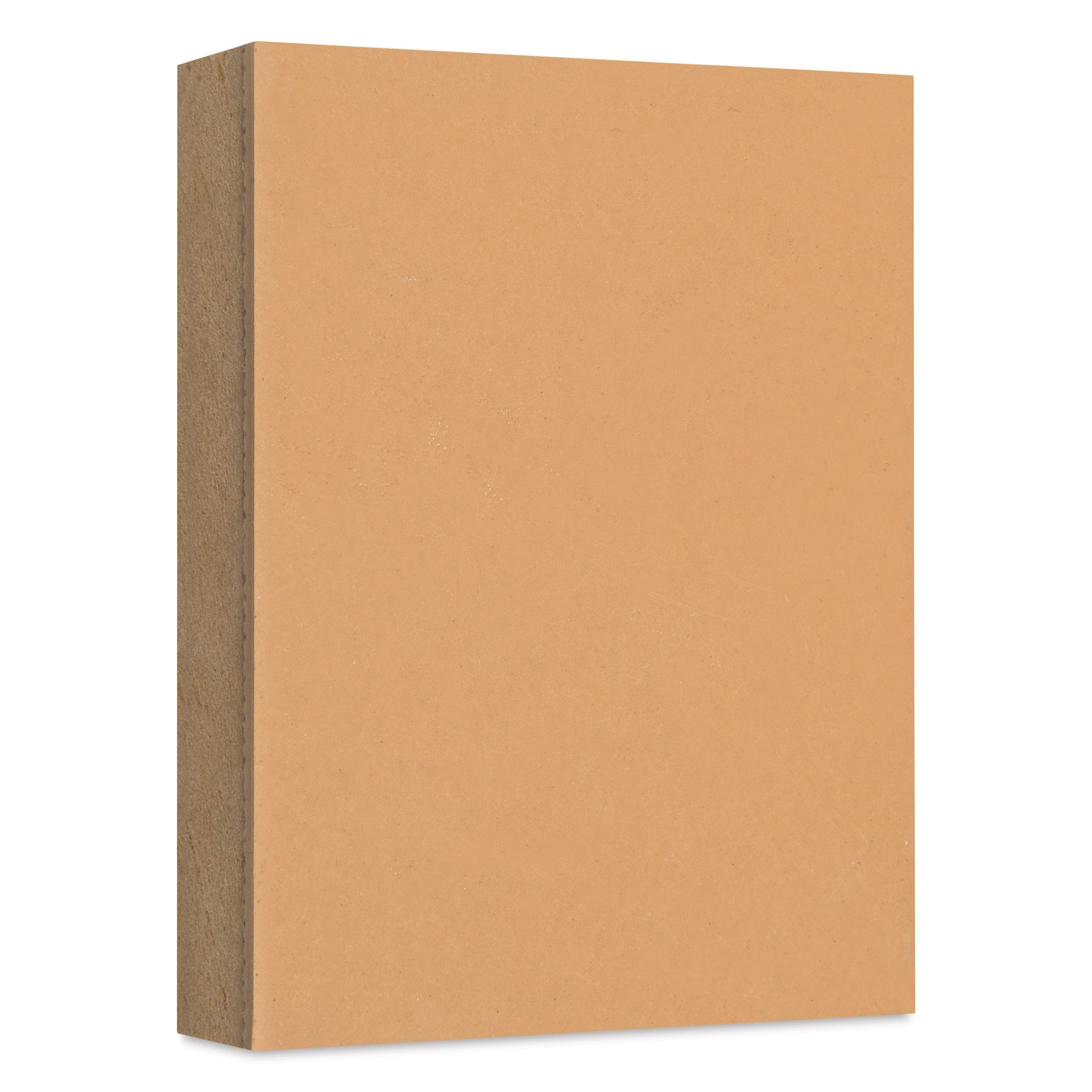 Speedball Mounted Linoleum Block - 3" x 4", front of block
