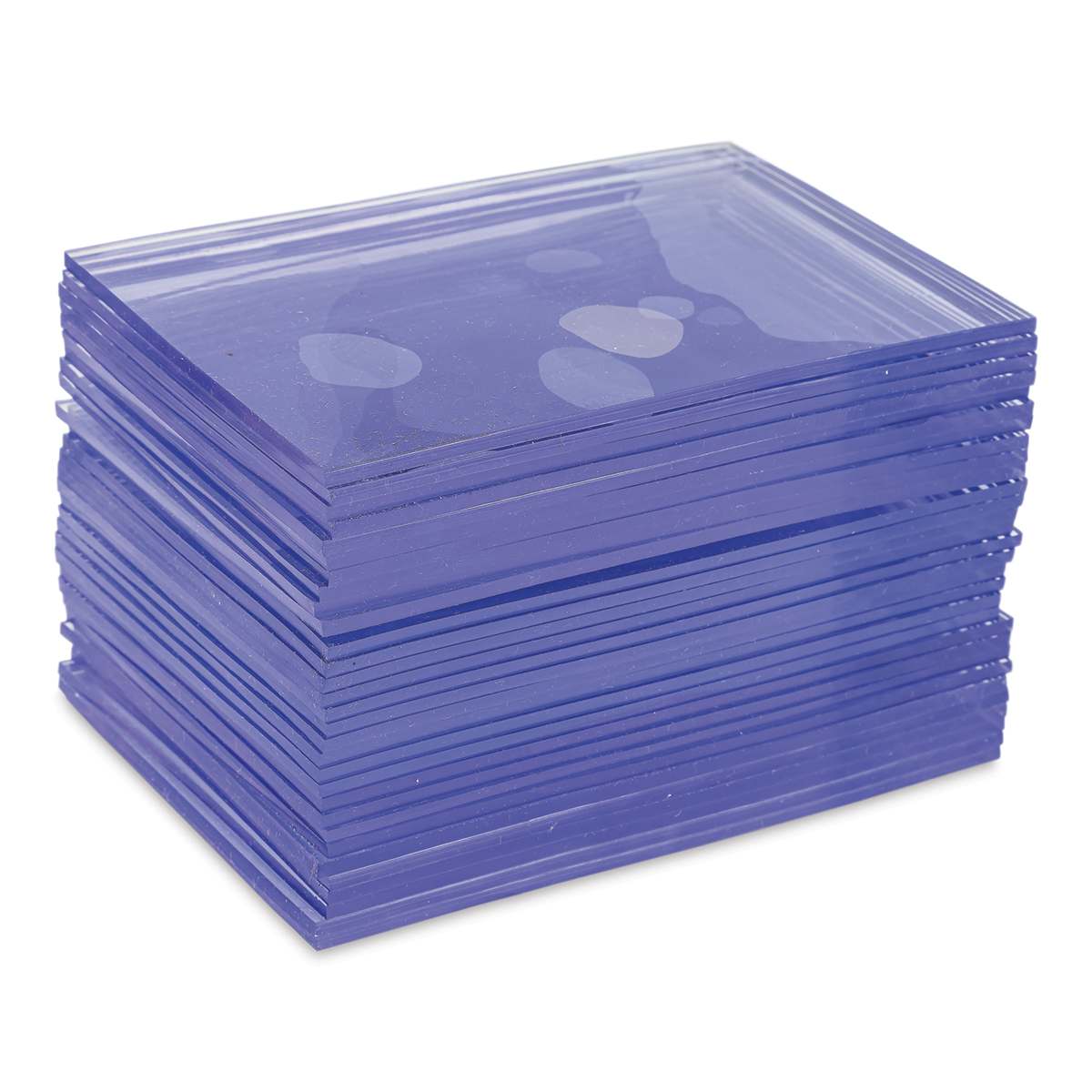 Blüm Clear Printmaking Blocks - 4" x 6", 1/8" Thick, Box of 30
