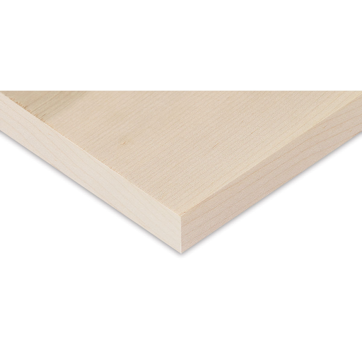 American Easel Soft Maple Block - 6" x 8", 3/4" Thick - close-up of corner