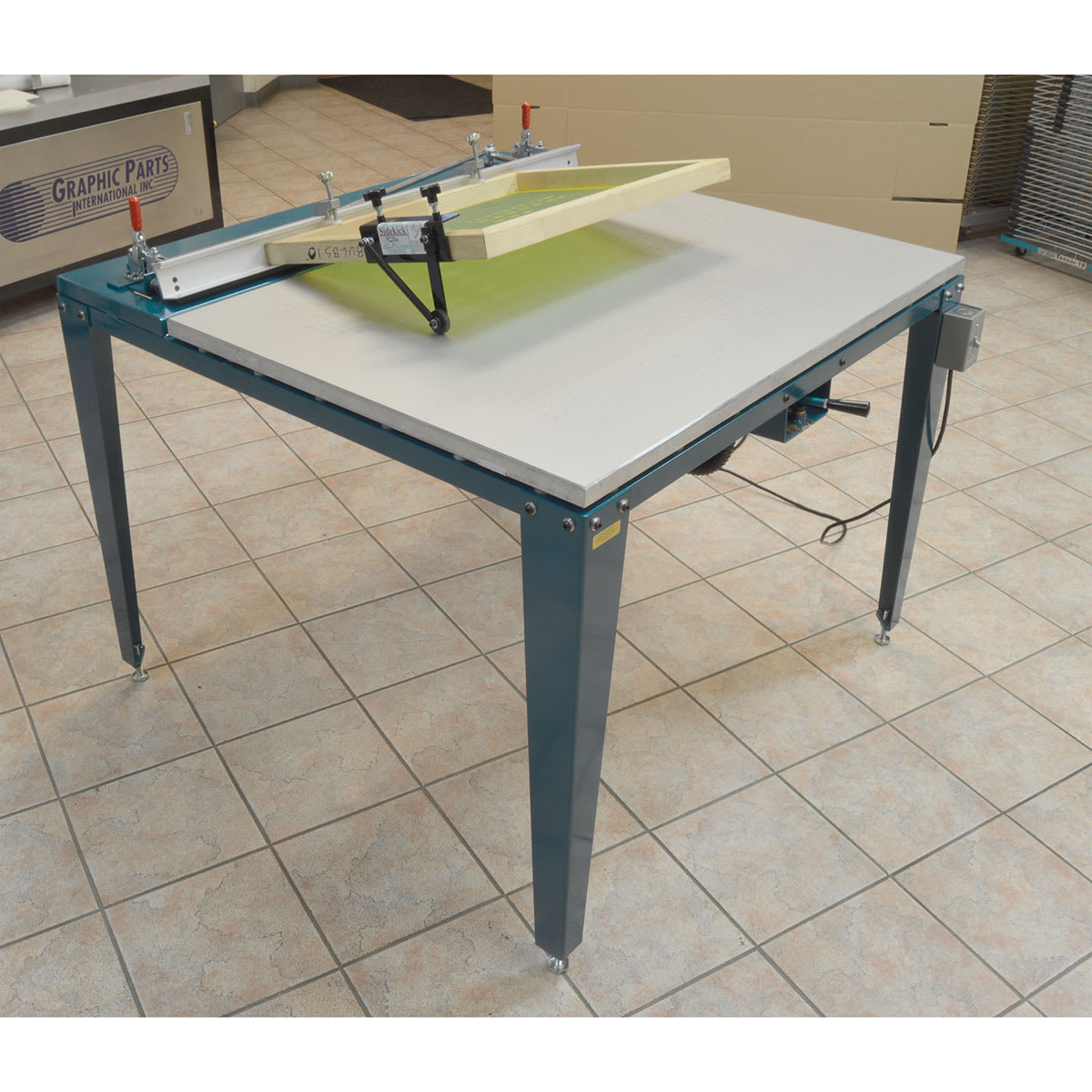 AWT Accu-Glide Squeegee Unit - 24" x 30" - in use in studio