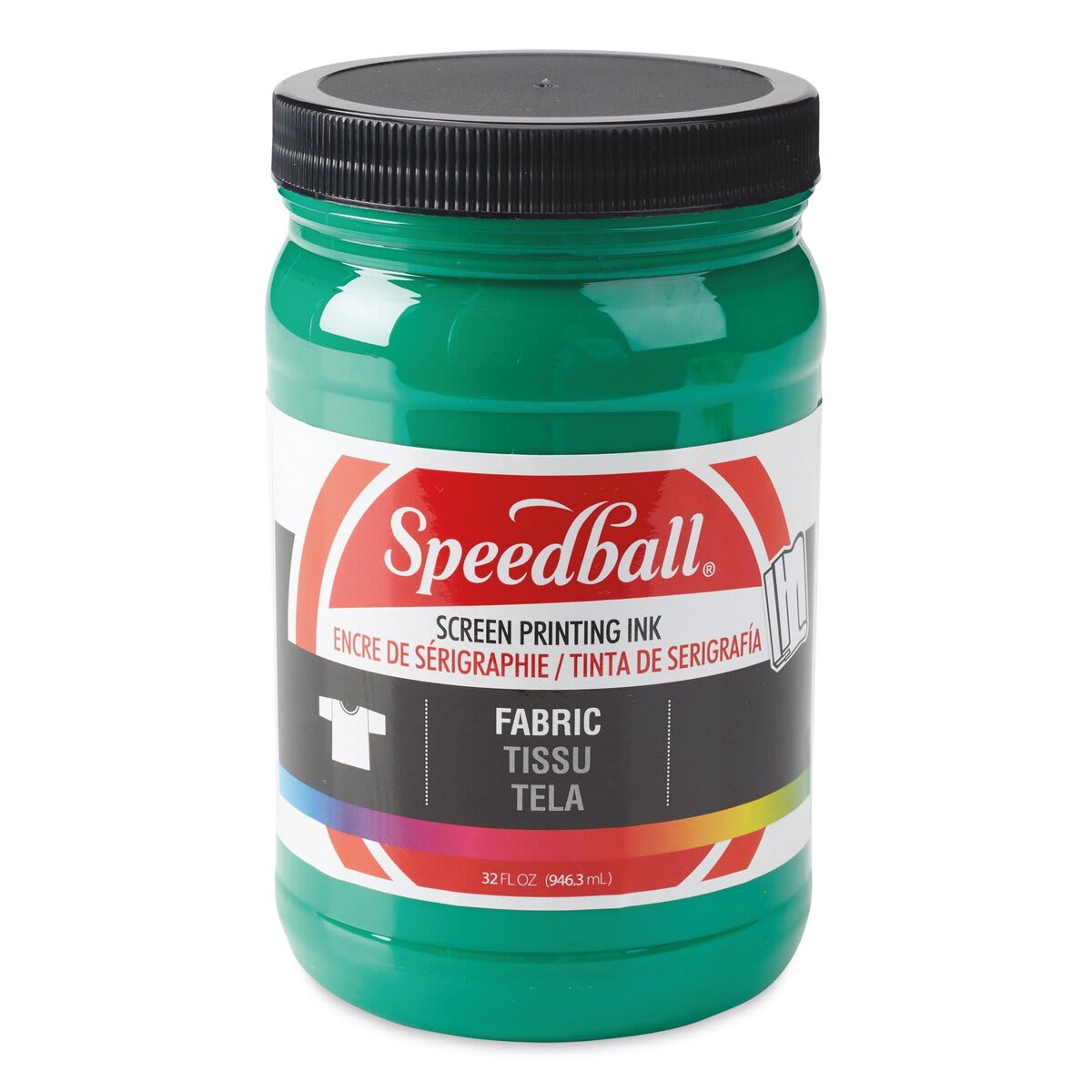 Speedball Fabric Screen Printing Ink - Green, 32 oz, Jar