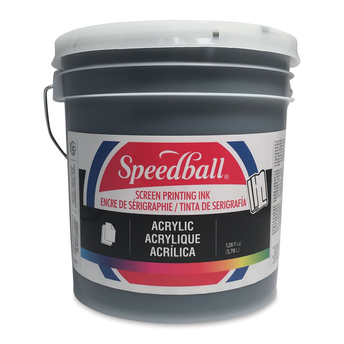 Speedball Permanent Acrylic Screen Printing Ink - Black, Gallon Speedball Permanent Acrylic Screen Printing Ink - Black, Gallon