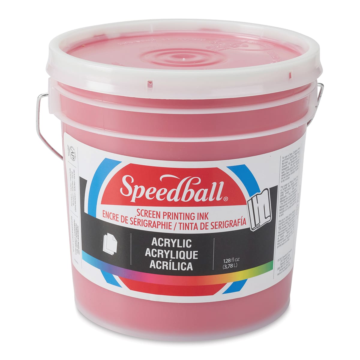 Speedball Permanent Acrylic Screen Printing Ink - Dark Red, Gallon