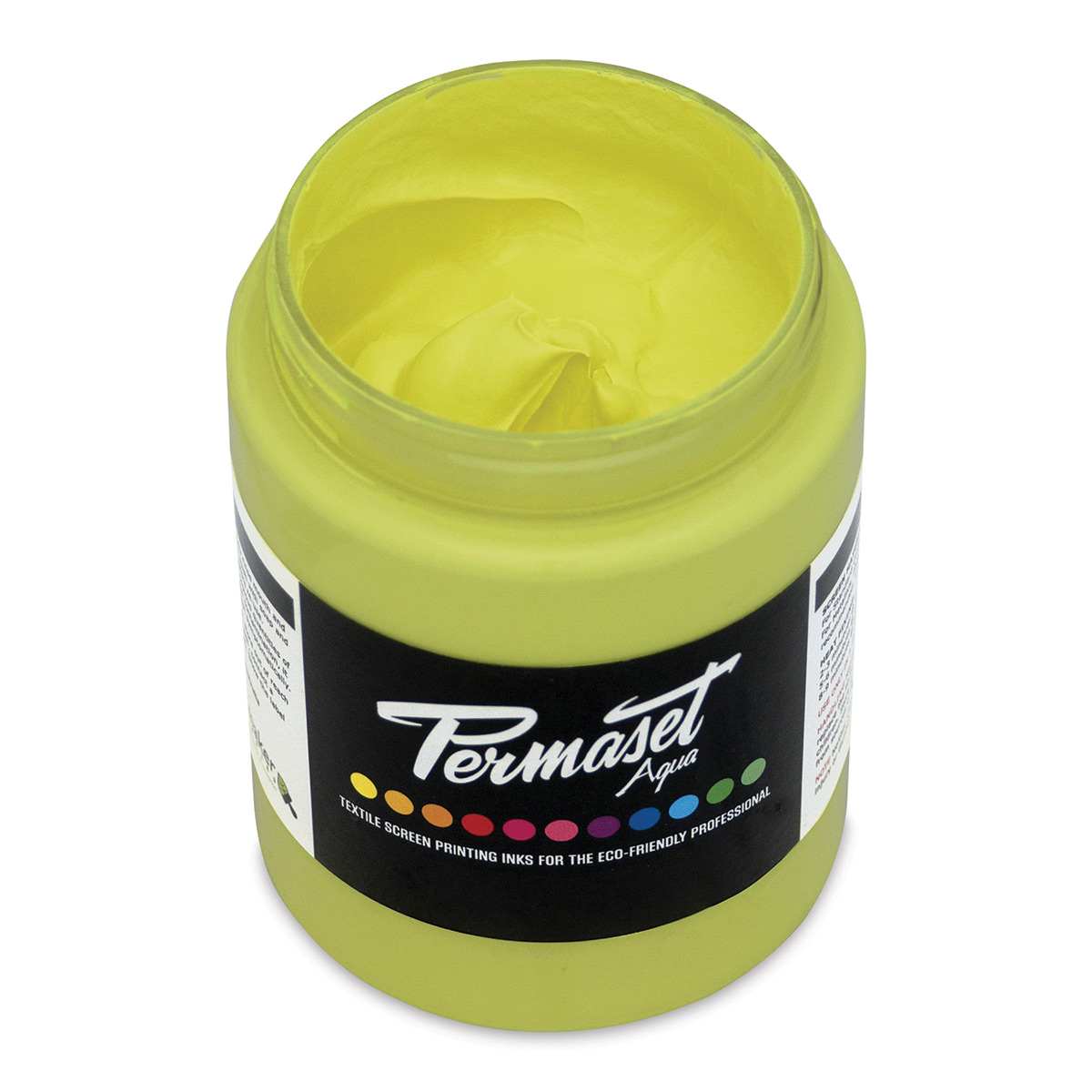 Permaset Aqua Fabric Ink - Supercover Glow Yellow, 300 ml