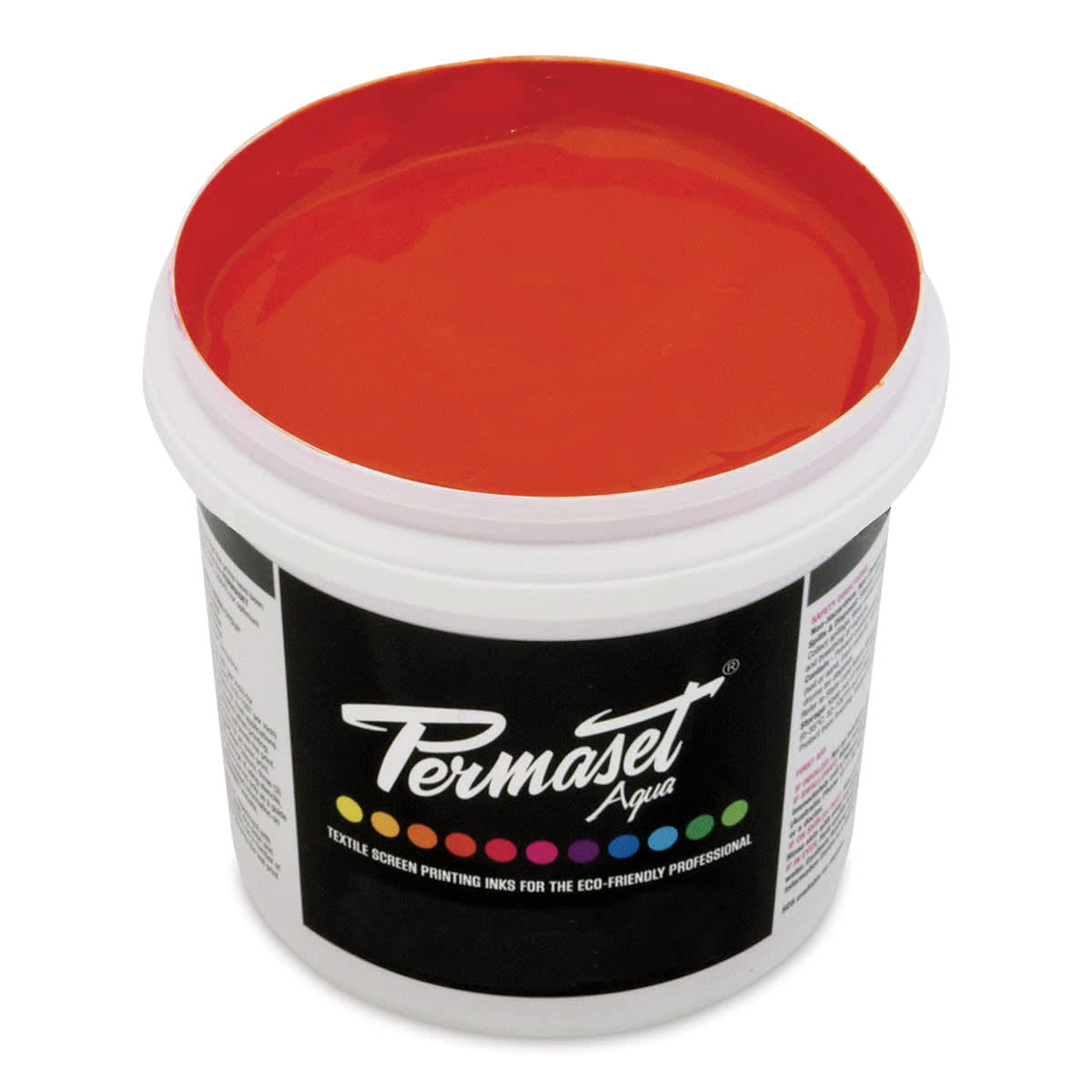 Permaset Aqua Fabric Ink - Orange Red, Liter