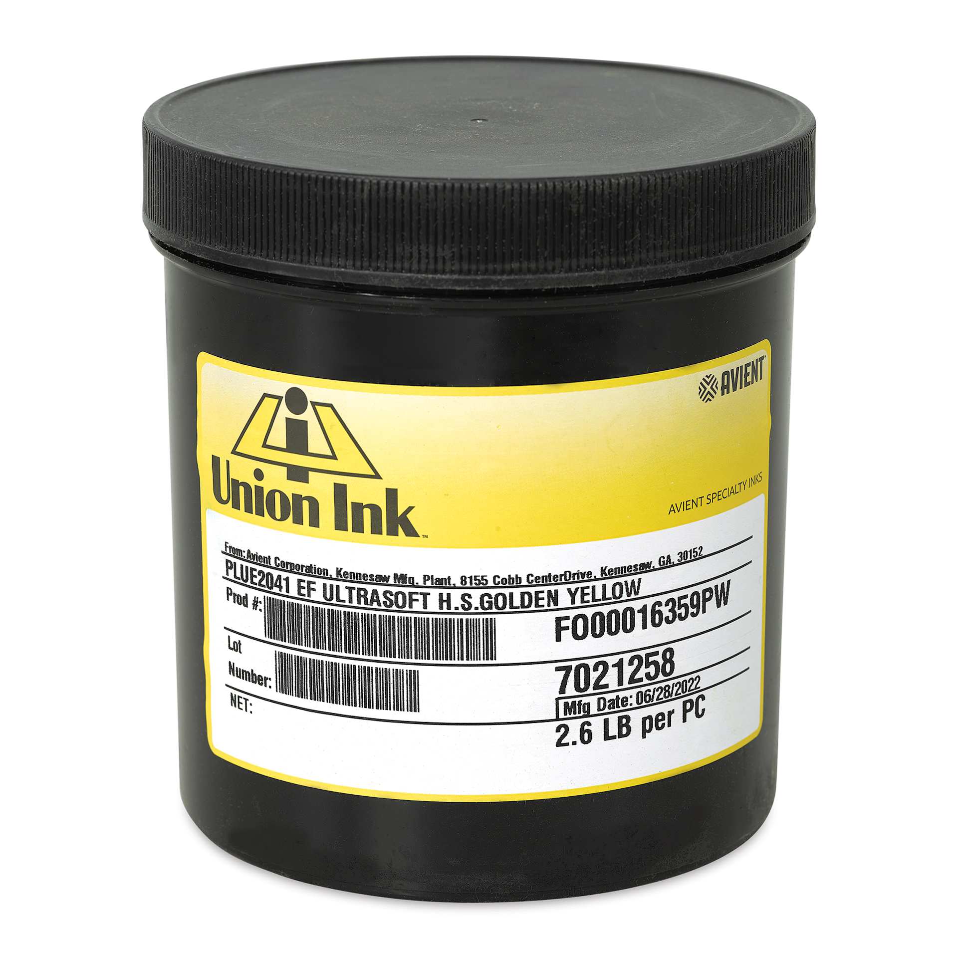 Union Ultrasoft Plastisol Liberty Series Ink - Quart, Golden Yellow