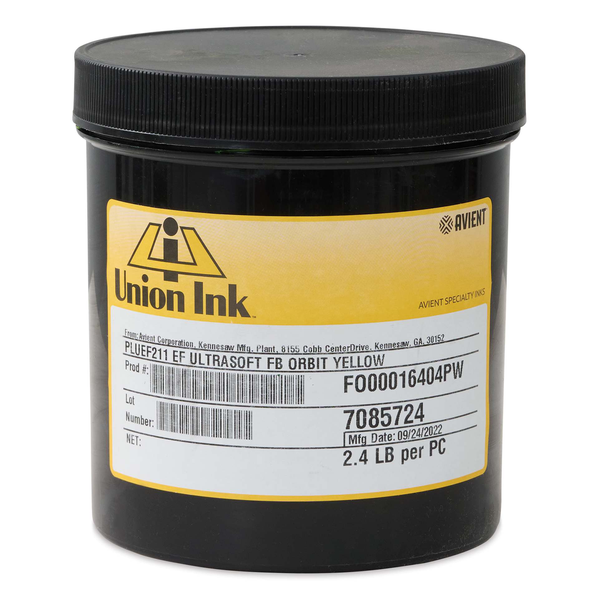 Union Ultrasoft Plastisol Liberty Series Ink - Quart, Orbit Yellow