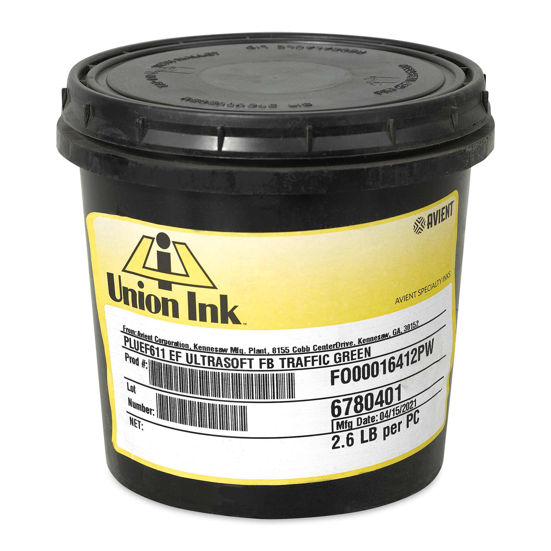 Union Ultrasoft Plastisol Liberty Series Ink - Quart, Traffic Green