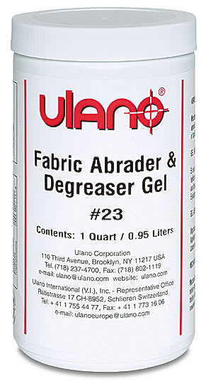 Ulanogel No. 23 Fabric Abrader and Degreaser