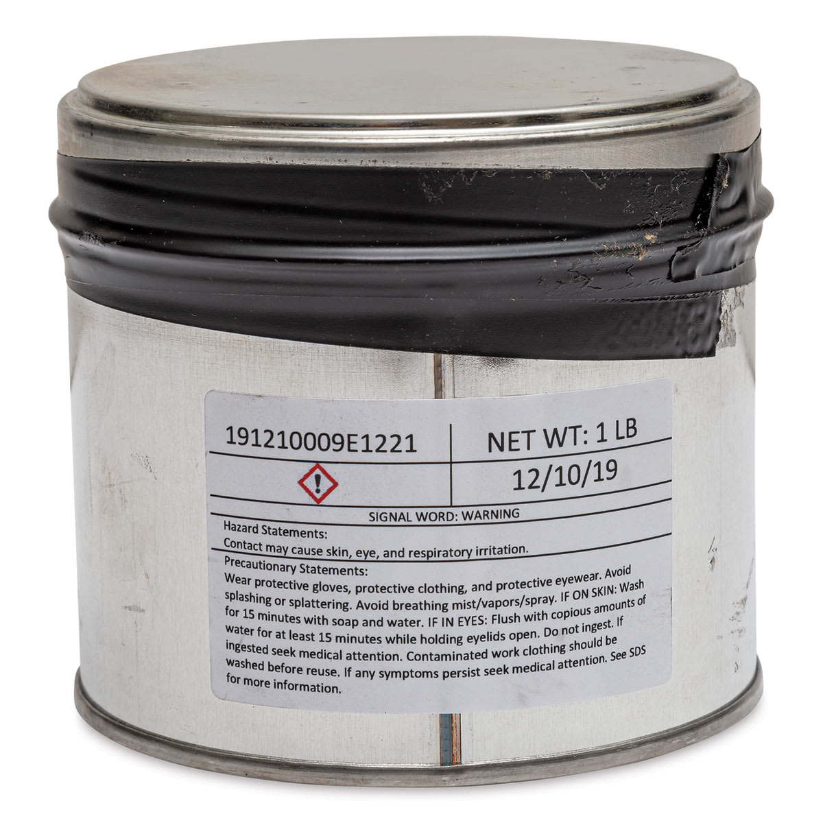 Hanco Litho Ink - 1 lb, Process Black - back