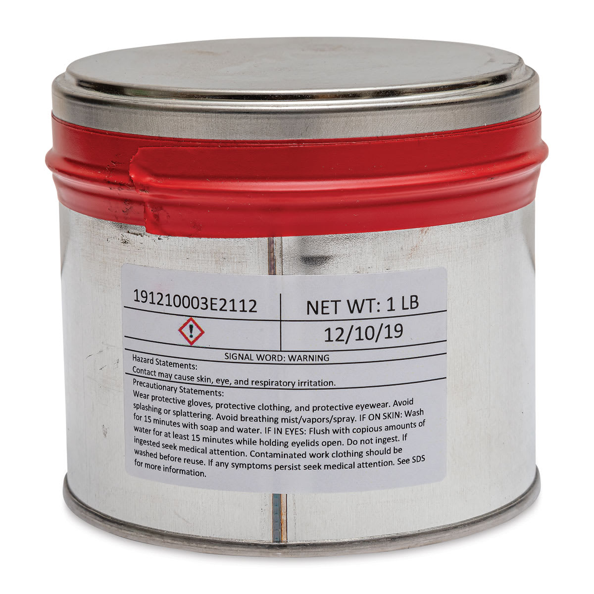 Hanco Litho Ink - 1 lb, Flame Red - back