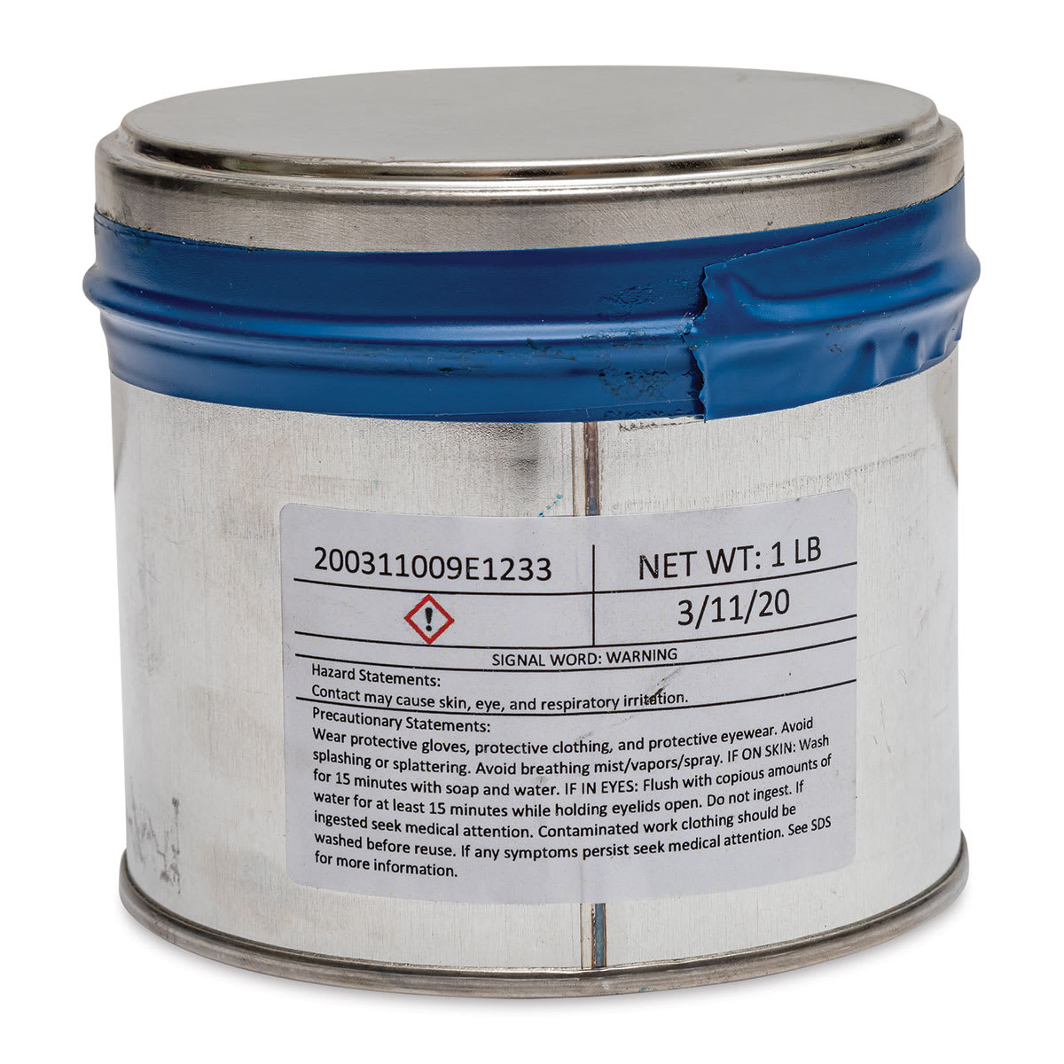 Hanco Litho Ink - 1 lb, Process Cyan - back