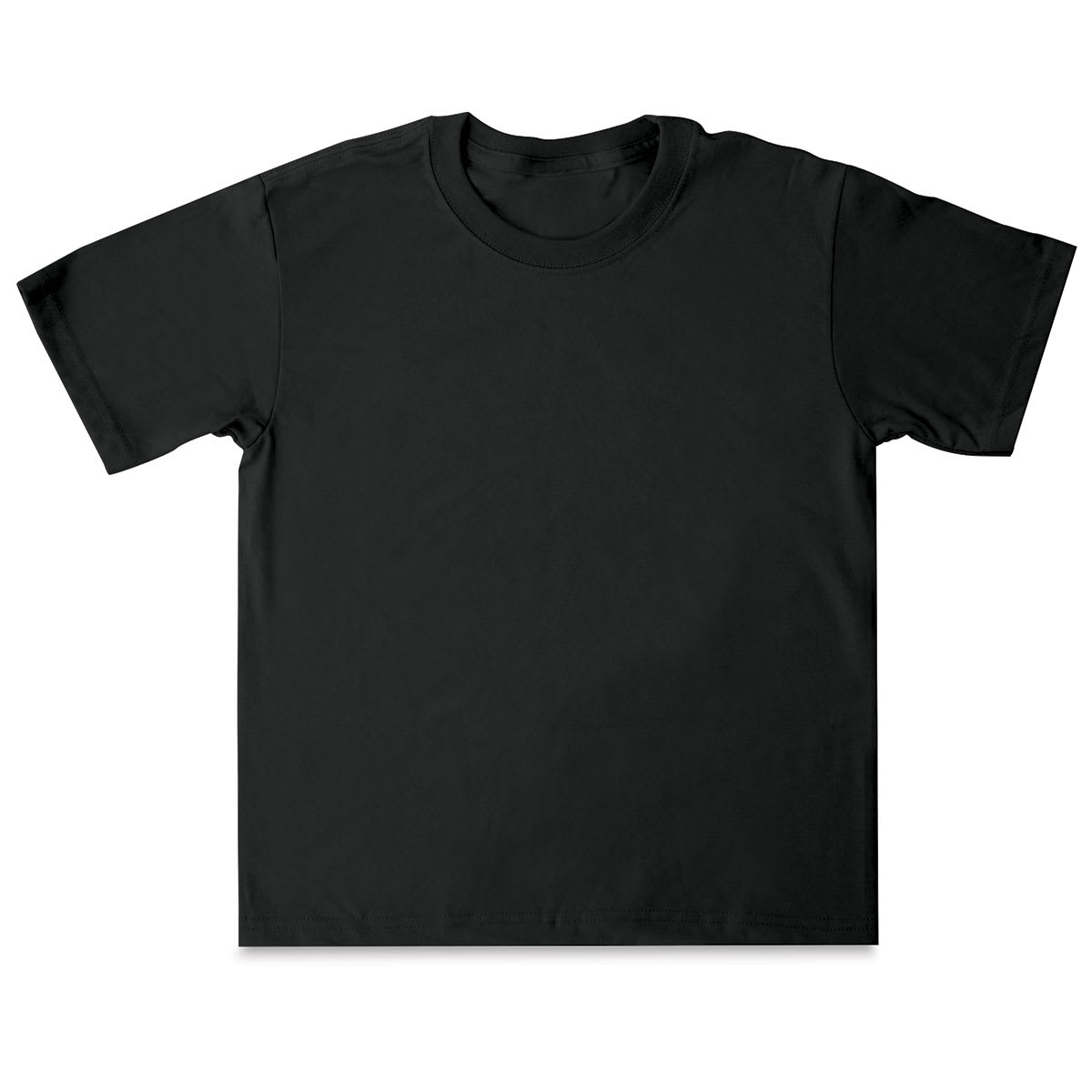 First Quality 50/50 T-Shirts, Youth Sizes - Black Medium (10-12)