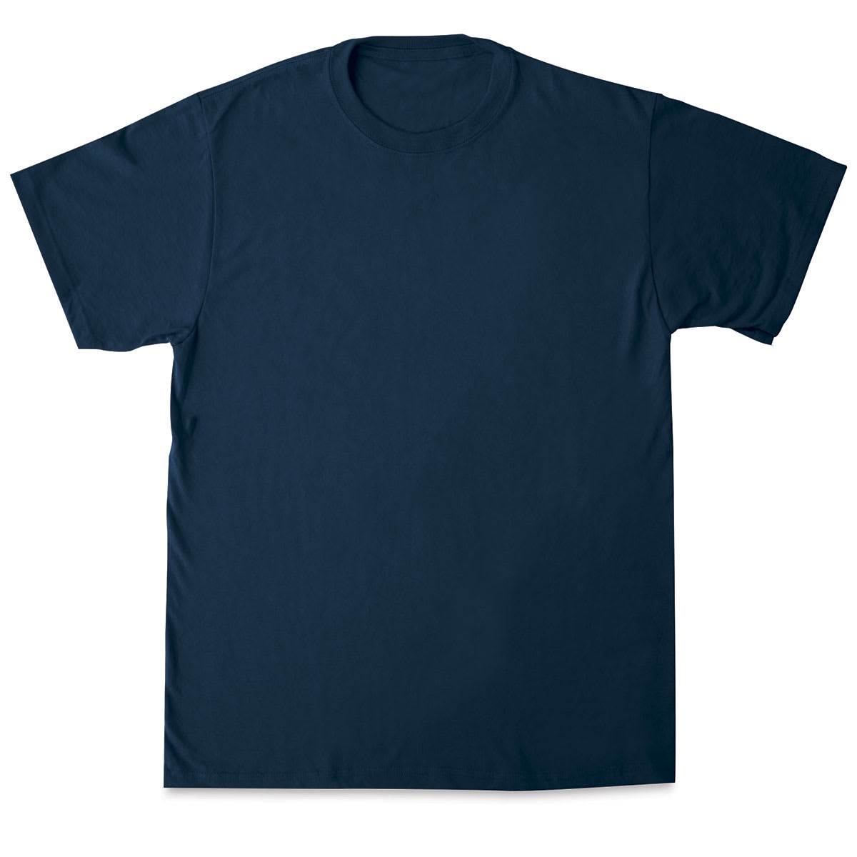 First Quality 50/50 T-Shirts, Adult Sizes - Navy Small