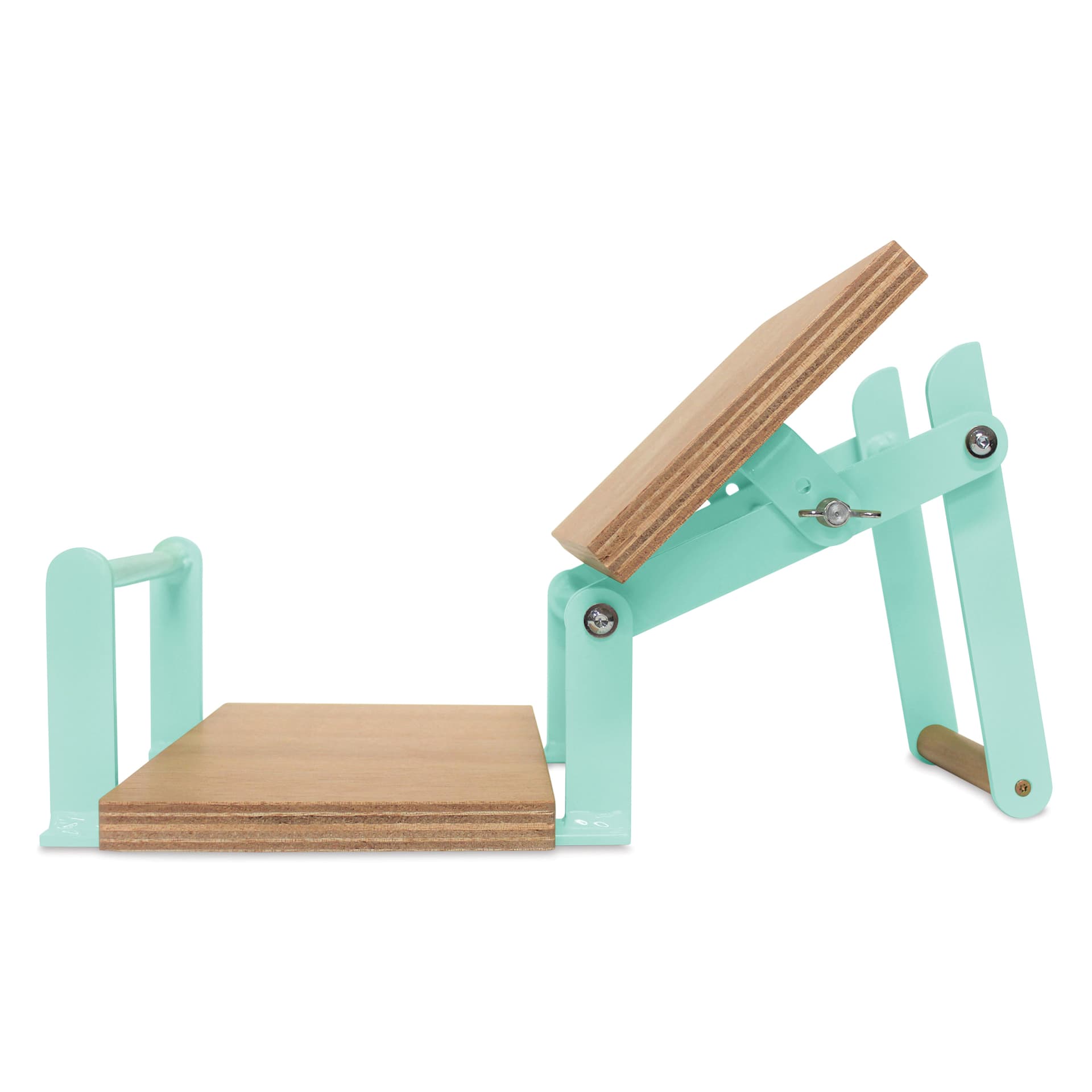Woodzilla Hand Lino Press - Mint, 5-7/8" x 8-1/4", press open Woodzilla Hand Lino Press - Mint, 5-7/8" x 8-1/4", press open