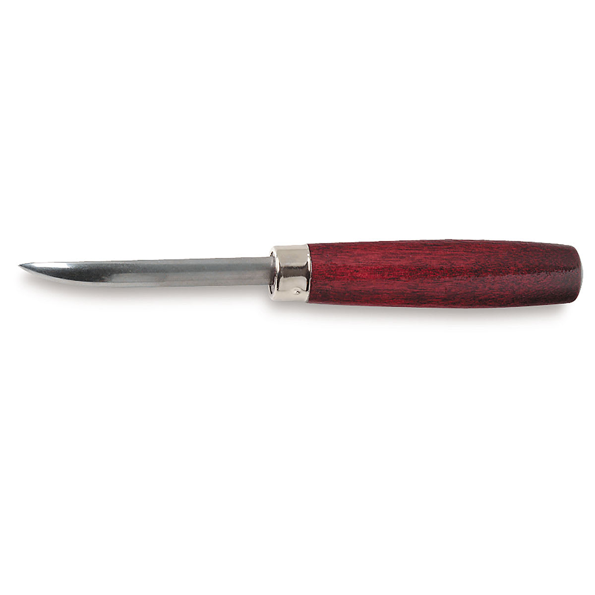 Steel Burnisher with Wooden Handle - shown horizontally
